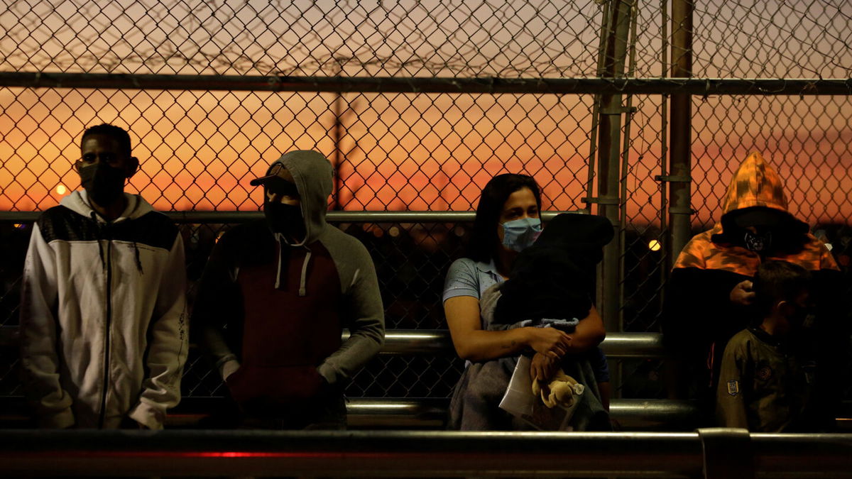 <i>Jose Luis Gonzalez/Reuters</i><br/>Migrants in the