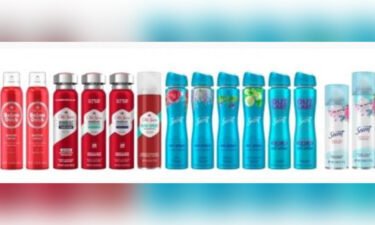 Procter & Gamble Co. issued a recall for more than a dozen Old Spice and Secret-branded aerosol deodorants and sprays