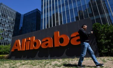 Shares of Alibaba plummeted in Hong Kong on Friday after the tech giant warned of weaker growth this year as China's economy slows and Beijing continues its regulatory crackdown.