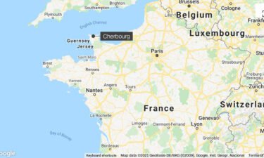 A man dressed like a ninja was shot by French police after he attempted to attack two officers with a sword in the western city of Cherbourg on Thursday.