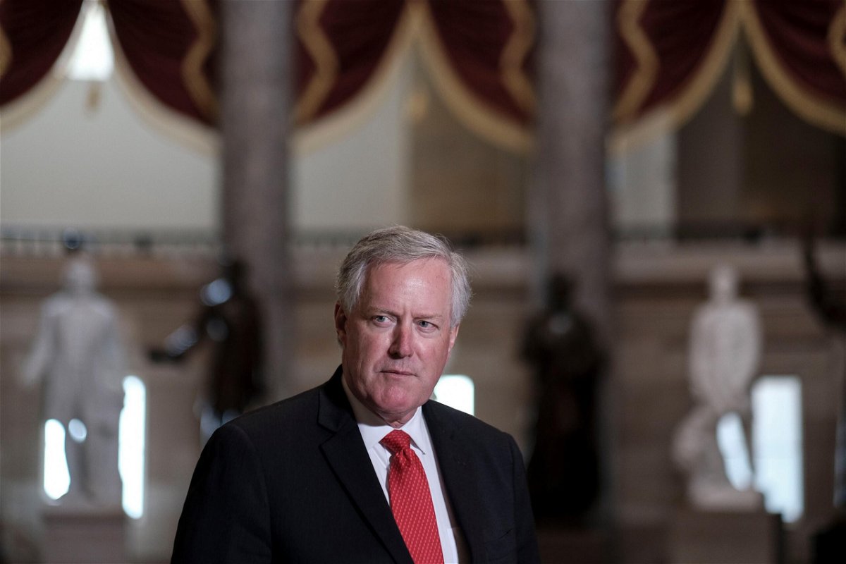 <i>Gabriella Demczuk/Getty Images</i><br/>The House select committee investigating the January 6 riot informed Mark Meadows