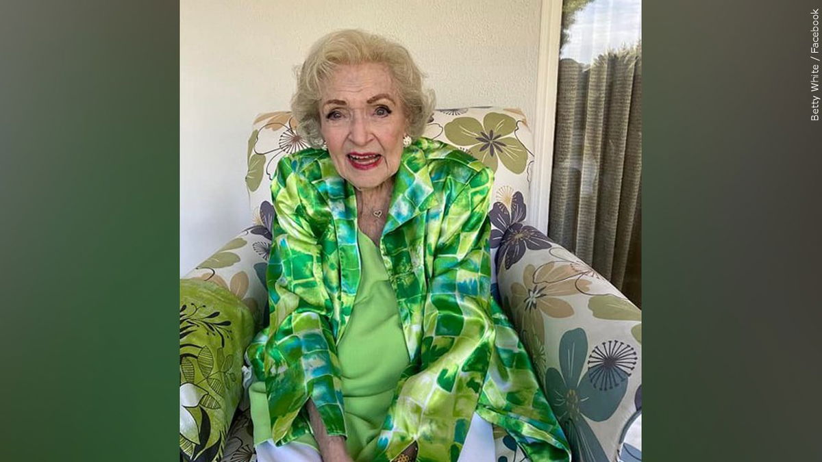 One of the last photos of actress Betty White, taken on Dec. 20, shared by her assistant.