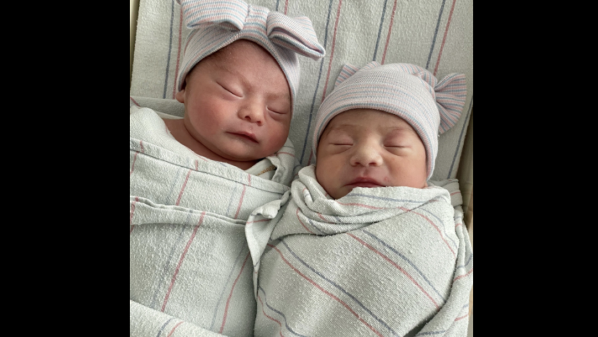 Big brother Alfredo Antonio Trujillo was born on New Year's Eve while his sister, Aylin Yolanda Trujillo, made her debut on January 1 at exactly midnight, according to Natividad Medical Center in Monterey County.