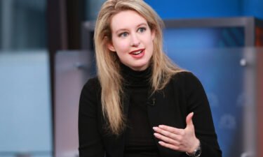 Elizabeth Holmes during in an interview on September 29