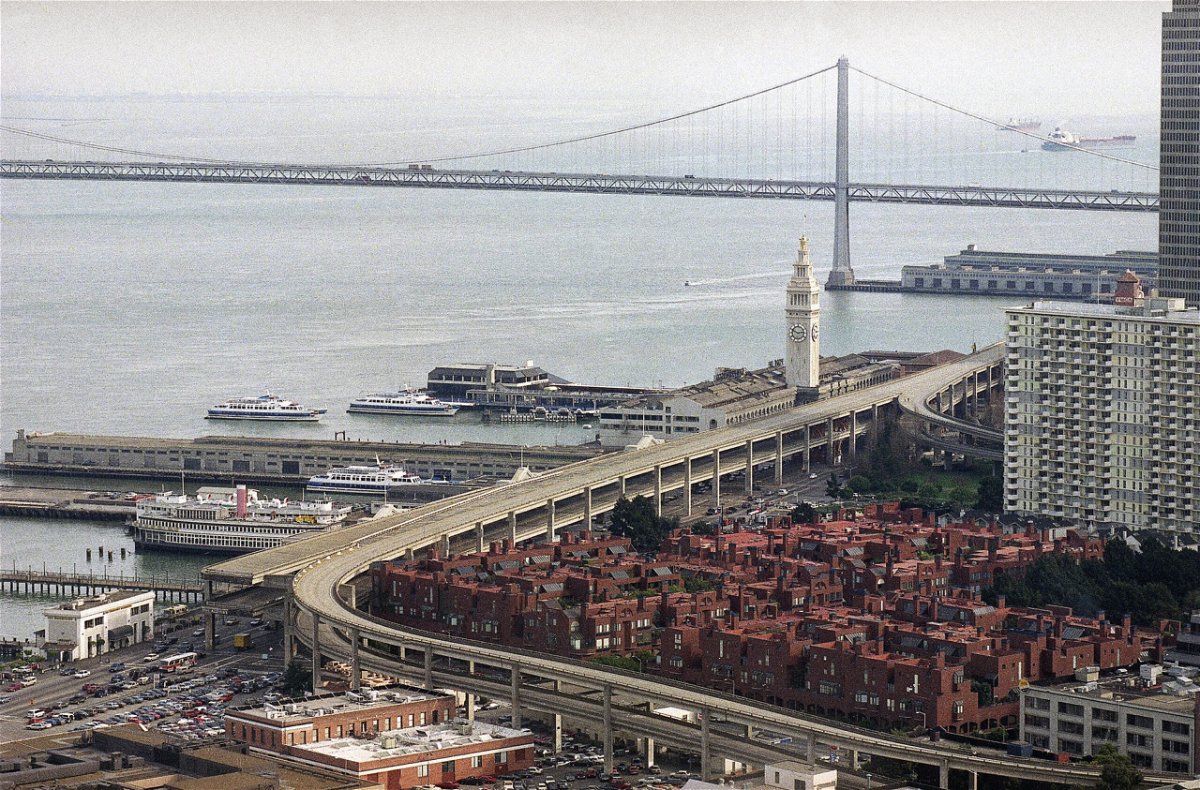 <i>Eric Risberg/AP</i><br/>San Francisco tore down the Embarcadero Freeway