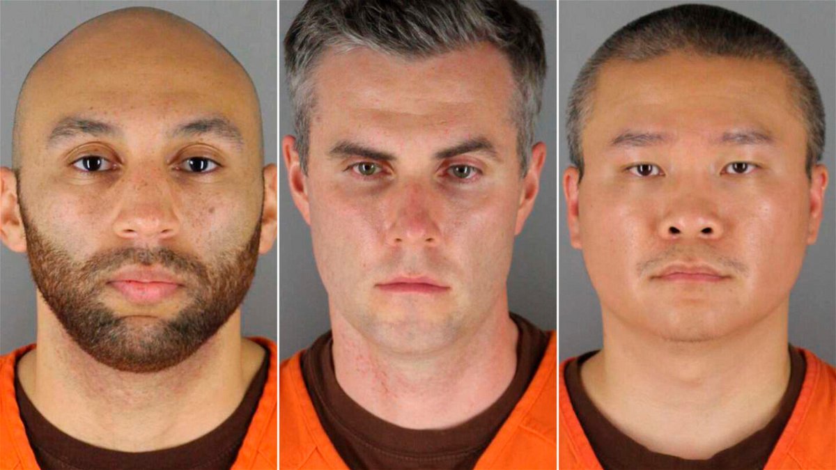 <i>Hennepin County Sherriff's office</i><br/>The three former police officers who helped Derek Chauvin restrain George Floyd on a Minneapolis street in May 2020 are set to stand trial in a federal courtroom January 24 for violating his civil rights.