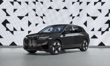 The BMW Flow electric SUV concept can change hues at the press of a button