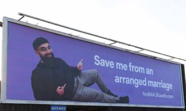 One of Muhammad Malik's billboards in Birmingham