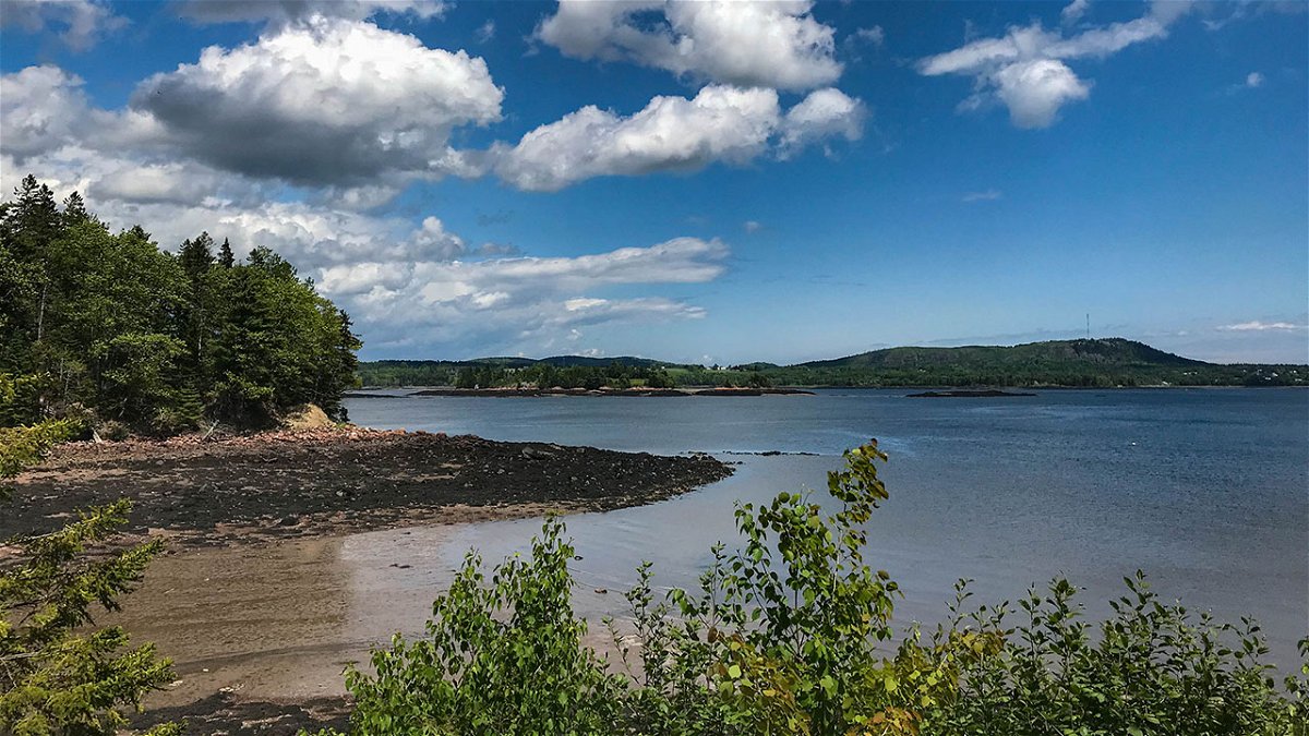 Saint Croix Island is an international historic site in the Saint Croix River between Maine and Canada that preserves the history of an early French settlement. 