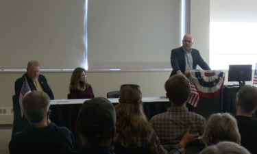 James Ruchti speaks at ISU Student Union