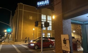 Eagles Aerie 119 sign in Pocatello, ID