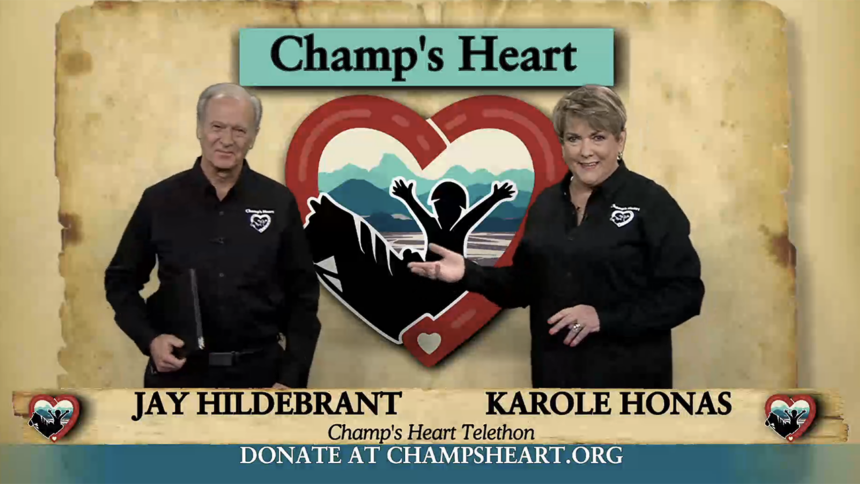 Jay Hildebrandt and Karole Honas host Champ's Heart Telethon
