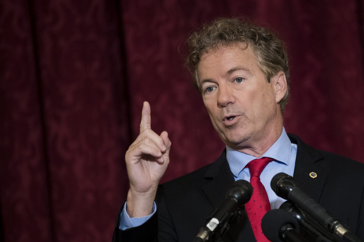 <i>Drew Angerer/Getty Images</i><br/>Sen. Rand Paul forced a vote on his resolution using the Congressional Review Act.