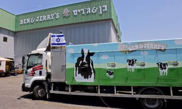 Ben & Jerry's is being sued for its decision to stop manufacturing ice cream in Israel. Pictured is the company's factory in Be'er Tuvia