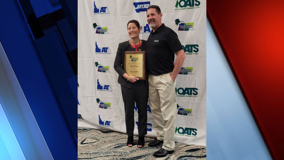 Dani Moffit is the first woman in Idaho to be inducted in the Athletic Training Hall of Fame