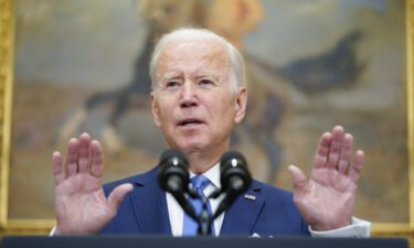 President Joe Biden said Ukrainians fleeing violence don't need to try and enter the United States through the southern border because they now have access to a special visa system.