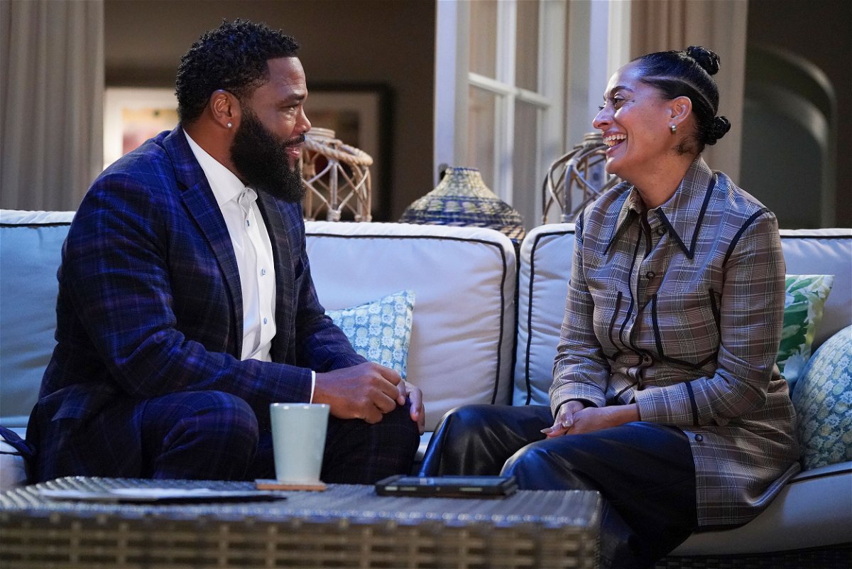 <i>Richard Cartwright/ABC</i><br/>Anthony Anderson and Tracee Ellis Ross in the 'black-ish' series finale.
