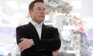 Elon Musk is officially set to buy Twitter. Musk is shown here at SpaceX Headquarters in Hawthorne