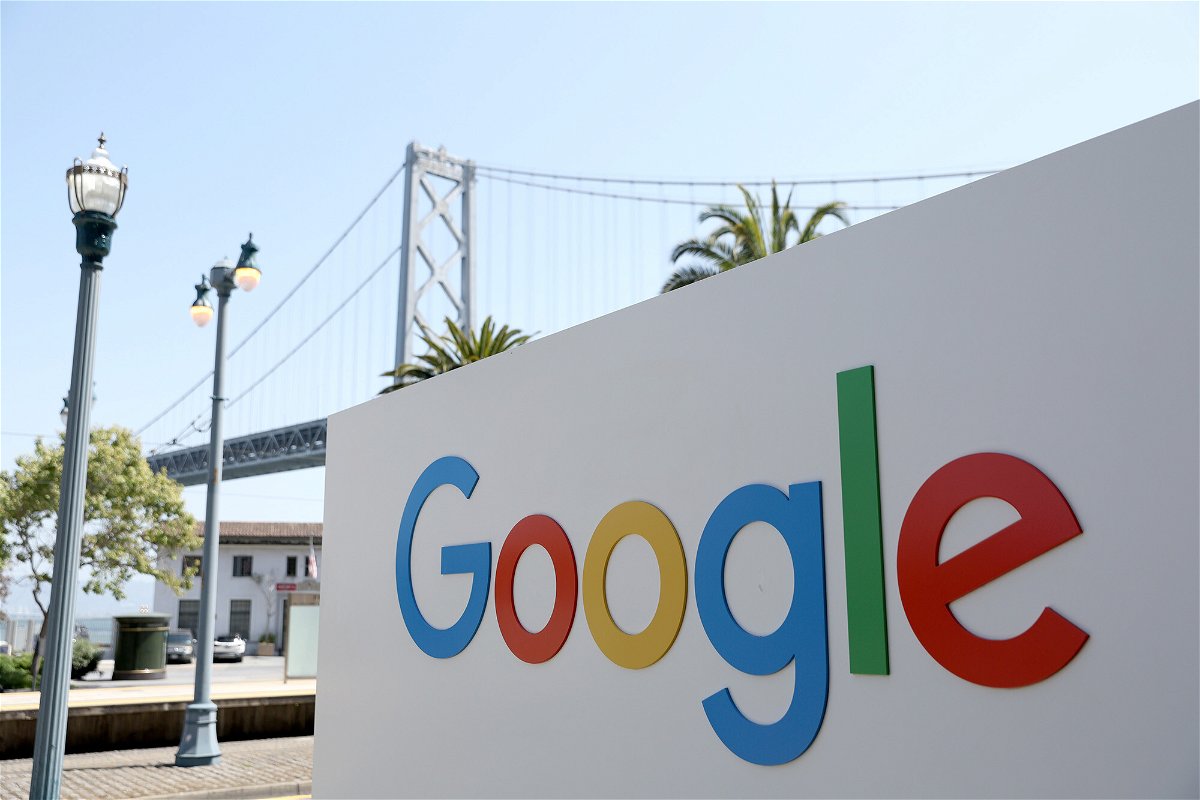 <i>Justin Sullivan/Getty Images</i><br/>A sign is posted in front of a Google office on April 26