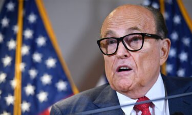 Trump's personal lawyer Rudy Giuliani speaks during a press conference at the Republican National Committee headquarters in Washington