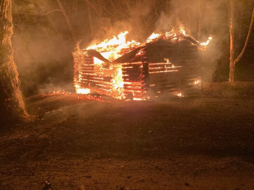Fire at The Lodge at Palisades Creek