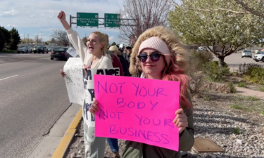 Peaceful protest on abortion rights at Pocatello City Hall