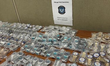 Customs officers in Indianapolis seized over $10 million in counterfeit Rolex watches at the end of April.