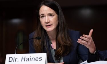 Director of National Intelligence Avril Haines testifies about worldwide threats during a Senate Armed Services Committee hearing on Capitol Hill in Washington