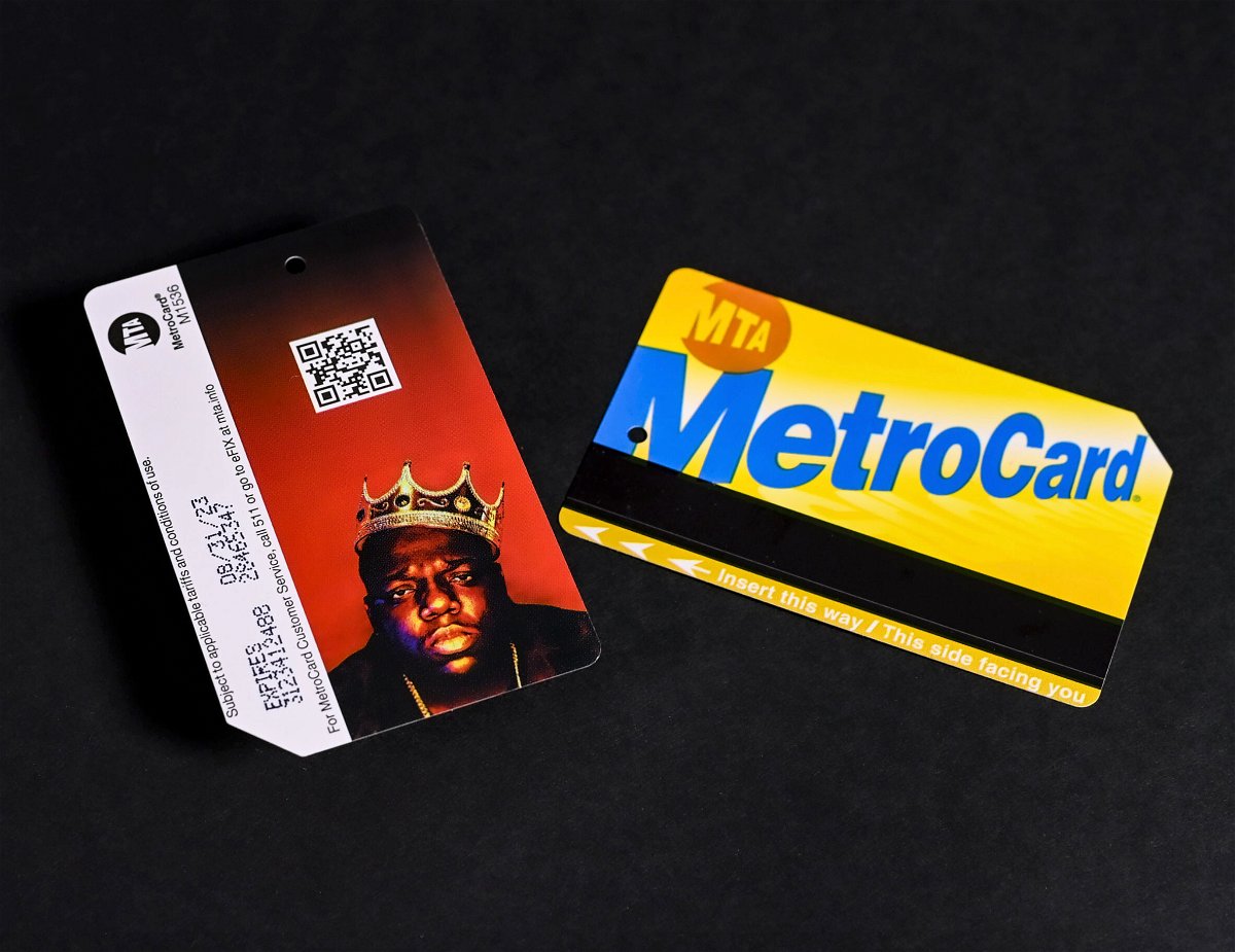 <i>Marc A. Hermann/MTA</i><br/>Special MetroCards featuring Christopher Wallace