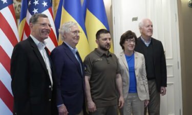 Ukrainian President Volodymyr Zelensky welcomed to Kyiv a congressional delegation led by US Senate Minority Leader Mitch McConnell.