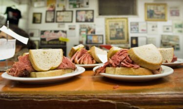 Smoked meat sandwiches