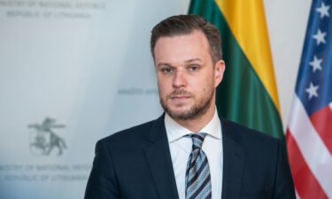 Lithuanian Foreign Minister Gabrielius Landsbergis called for the removal of not only Vladimir Putin