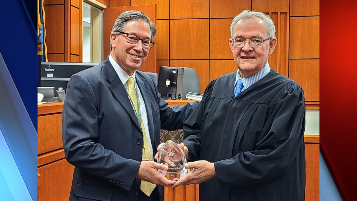 Idaho Supreme Court Justice Gregory Moeller and Judge Ronald Wilper