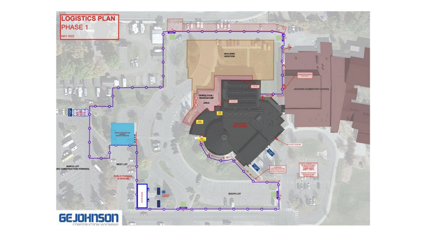 Teton County:Jackson Recreation Center construction update_2022_1