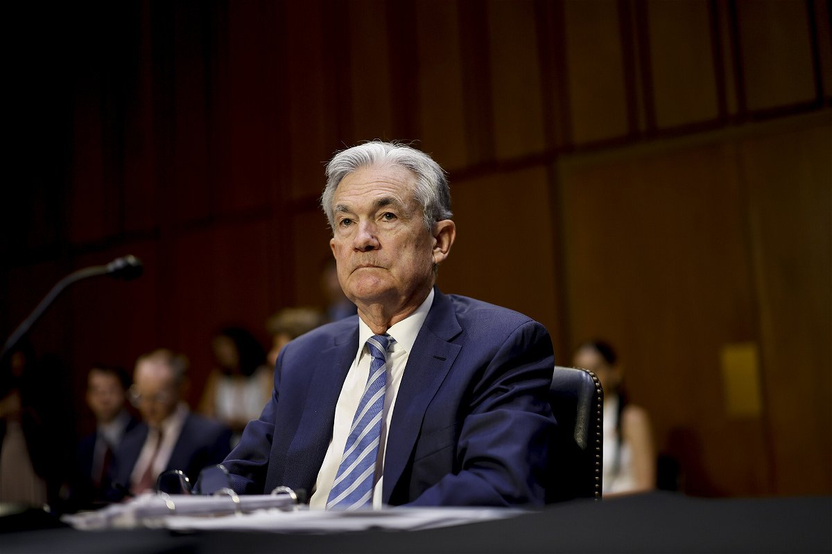 <i>Ting Shen/Bloomberg/Getty Images</i><br/>Federal Reserve Chairman Jerome Powell conceded that the Federal Reserve's aggressive interest rate hikes won't solve two of the biggest problems facing families: high prices for gas and groceries.