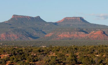The monument is named after two bluffs known as the "Bears Ears" that stand outside Blanding