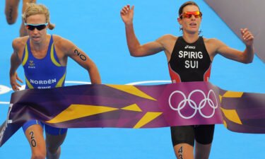 In perhaps the most dramatic finish triathlon has seen