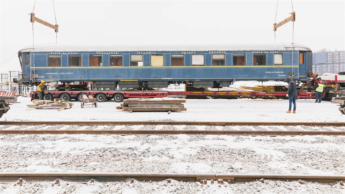 <i>Xavier Antoinet</i><br/>The train carriages were found abandoned on the Poland-Belarus border.