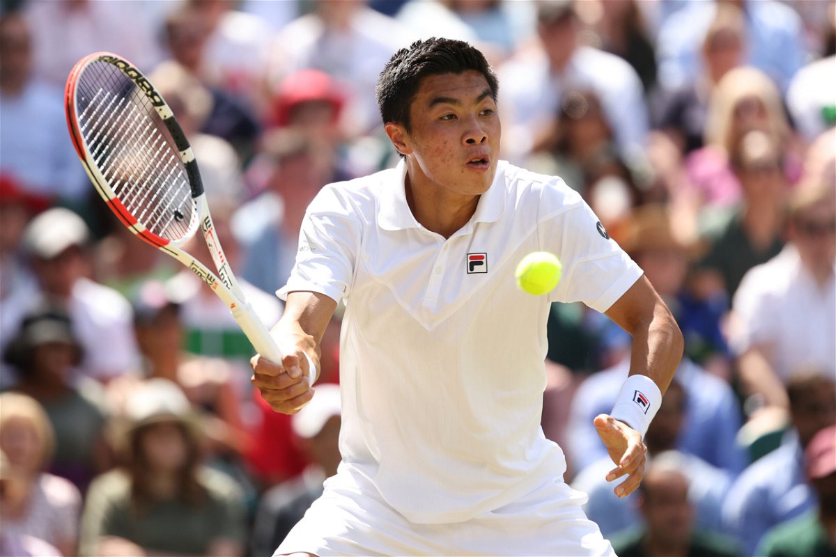 <i>Clive Brunskill/Getty Images</i><br/>Nakashima enjoyed his best run at this year's Wimbledon having been knocked out in the first round last year.