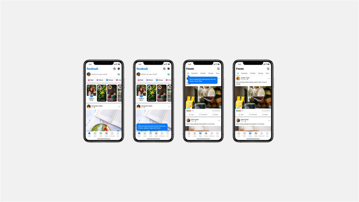<i>Meta</i><br/>The Facebook app is launching a redesign that includes a new 