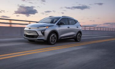 A 2022 Chevrolet Bolt EUV is pictured. The percentage of Americans who say they would "definitely buy" an electric vehicle has more than tripled over the past two years