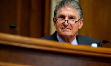 Sen. Joe Manchin of West Virginia attends a Senate Energy and Natural Resources Committee hearing on July 19.