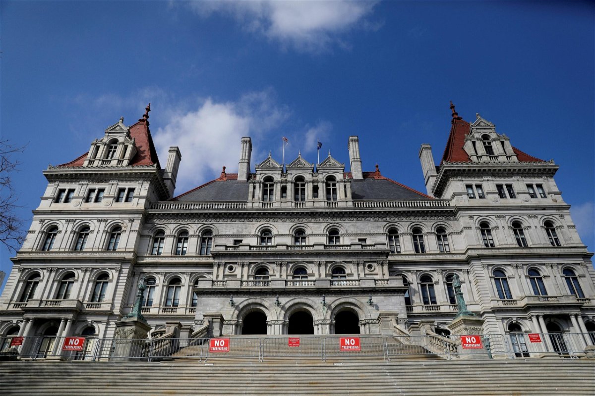 <i>Mike Segar/Reuters</i><br/>A view of the New York State Capitol in Albany