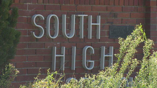 <i>KCNC</i><br/>An assembly at South High School advised students to avoid police when dealing with racially motivated attacks.