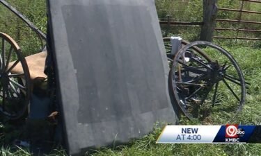 An Amish family is recovering after a driver crashes into their horse and buggy Saturday afternoon.