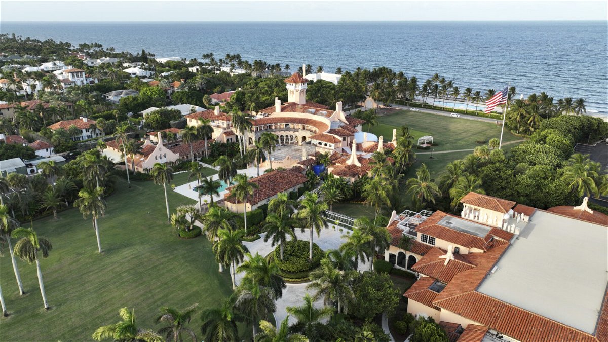<i>Steve Helber/AP</i><br/>Federal investigators served an earlier grand jury subpoena and took away sensitive national security documents from former President Donald Trump's property in June. Trump's Mar-a-Lago estate is pictured on August 10.