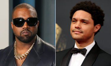 Trevor Noah (R) is sick of cancel culture and he had something to say about the public's recent perception of Kanye West (L).