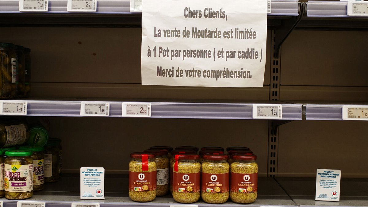 <i>Mathieu Thomasset/Hans Lucas/Reuters</i><br/>France is running out of mustard