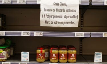France is running out of mustard