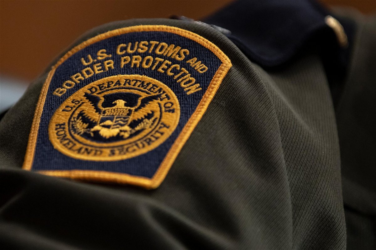 <i>Alex Edelman/Getty Images</i><br/>US Customs and Border Protection officers in Ohio seized three shipments of counterfeit watches and jewelry worth an estimated street value of nearly $7 million. A U.S. Customs and Border Protection patch on the uniform of Rodolfo Karisch